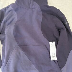 ALO Yoga Two-Tone Purple Hoodie